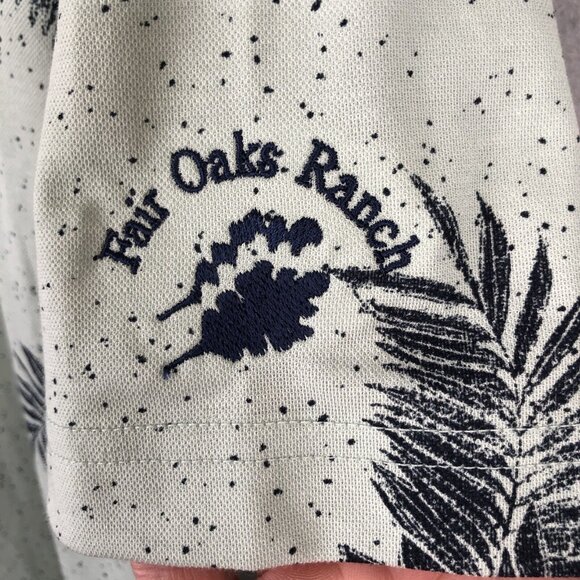 Travis Matthew Polo Shirt Mens XL Green Black Fern Performance Golf Fair Oak NEW - Picture 2 of 16